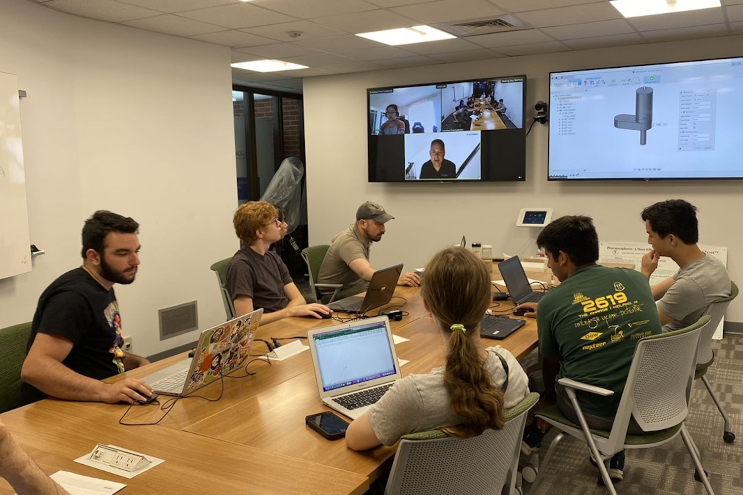 3D Printing Group in Virtual Meeting