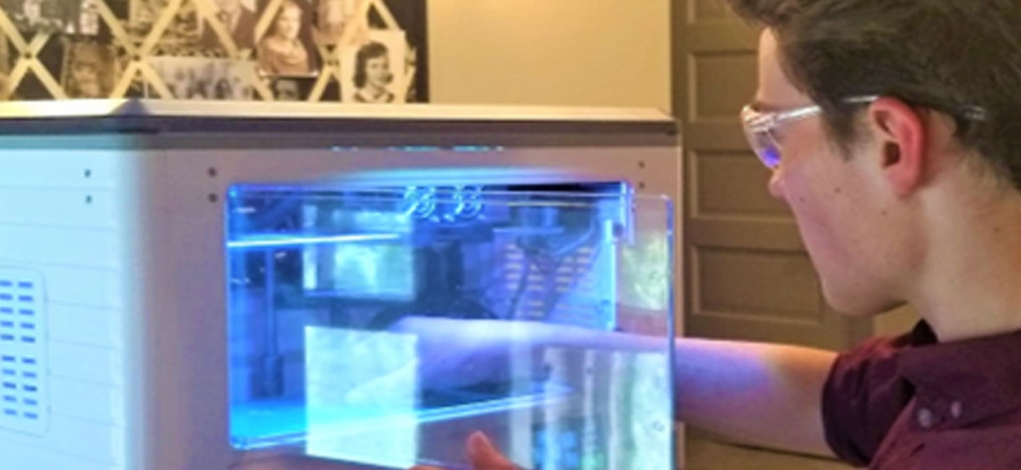Student 3D Printing at Home
