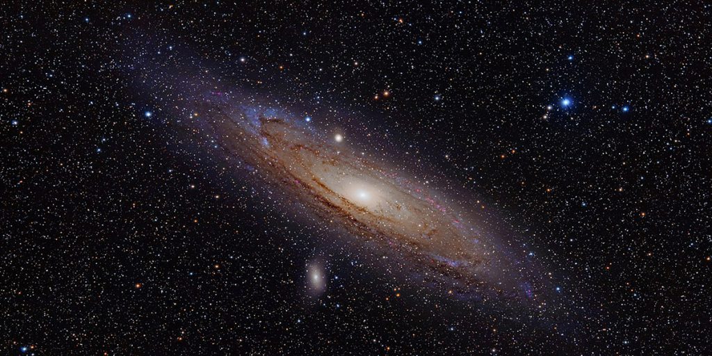 Image of Andromeda Galaxy (with h-alpha).