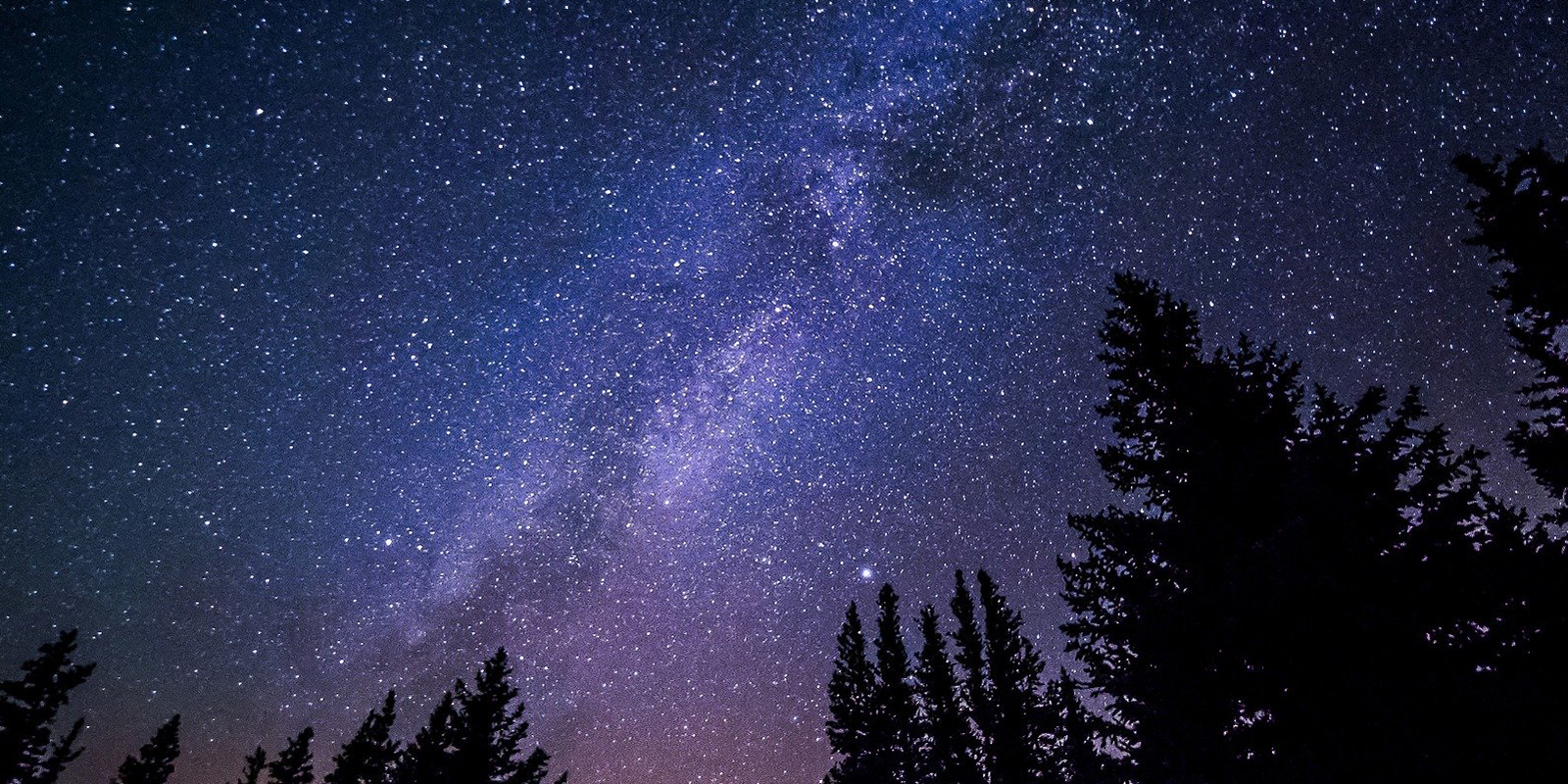 Image of night sky and milky way galaxy.