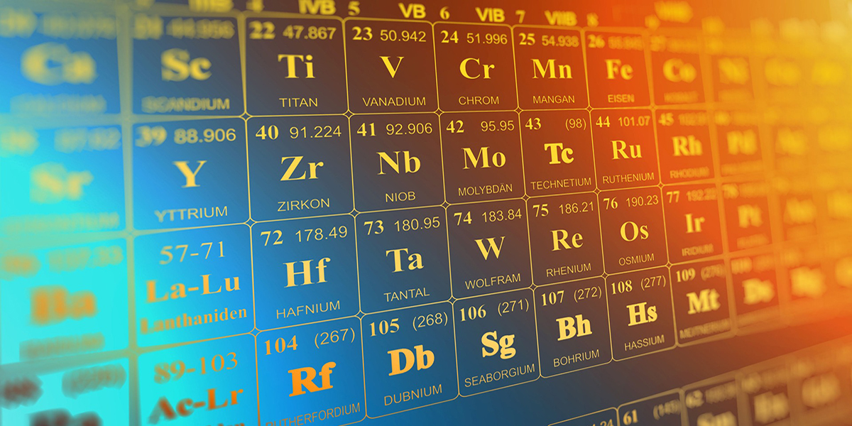 Image of periodic table of chemical elements