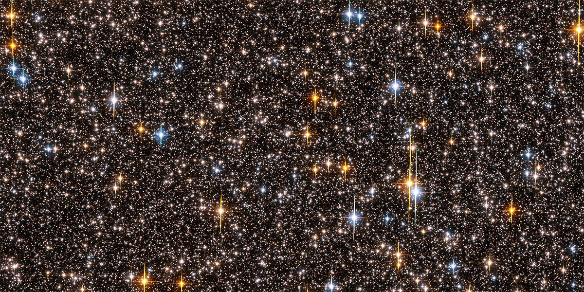 Hubble Space Telescope field of view in the Sagittarius Window Eclipsing Extrasolar Planet Search (SWEEPS)